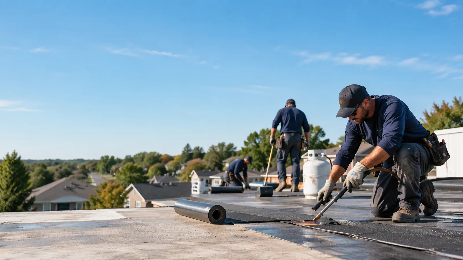 Flat Roof Leak Repair providers in Leaf River, IL